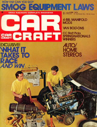 CAR CRAFT 1975 JUNE - ED McCULLOCK, SCOTT SHAFIROFF*